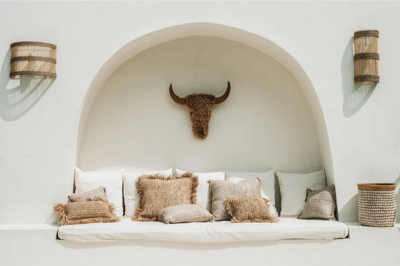 Rotan wandlamp - The Jalal - naturel