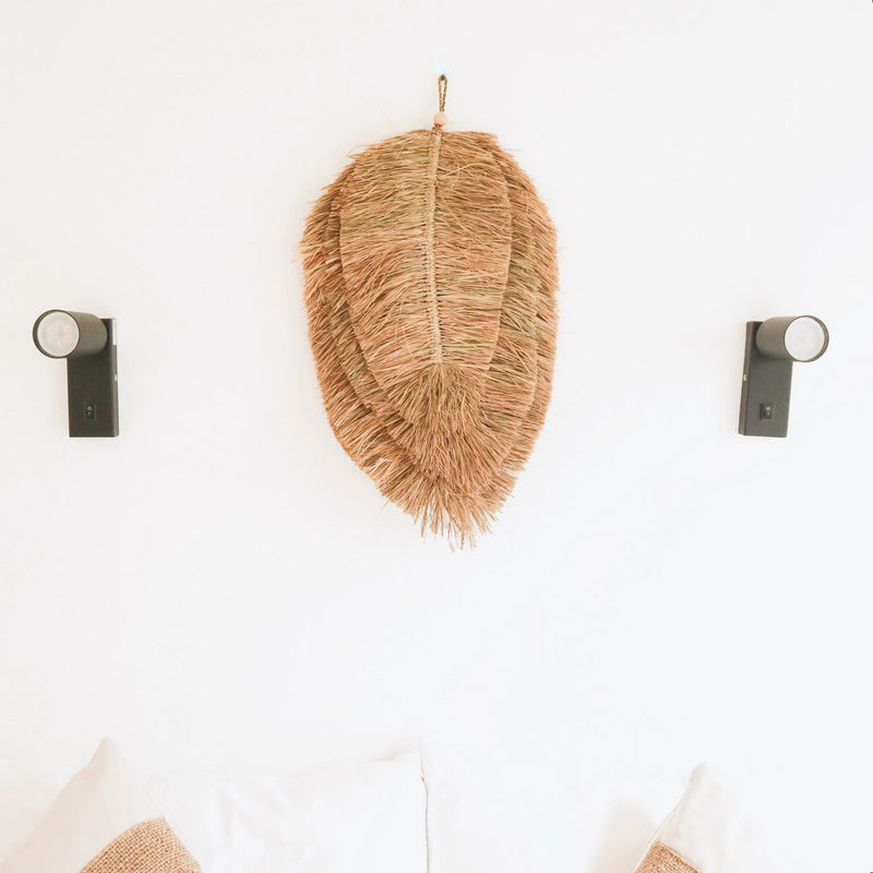 Raffia wanddecoratie TIPIN bruin/naturel