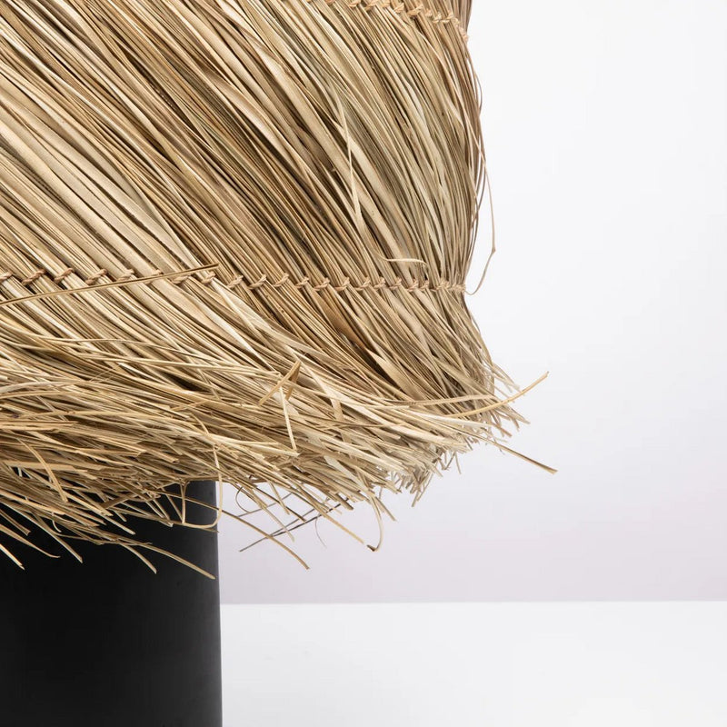 De Pandan tafellamp - zwart naturel - Bazar Bizar