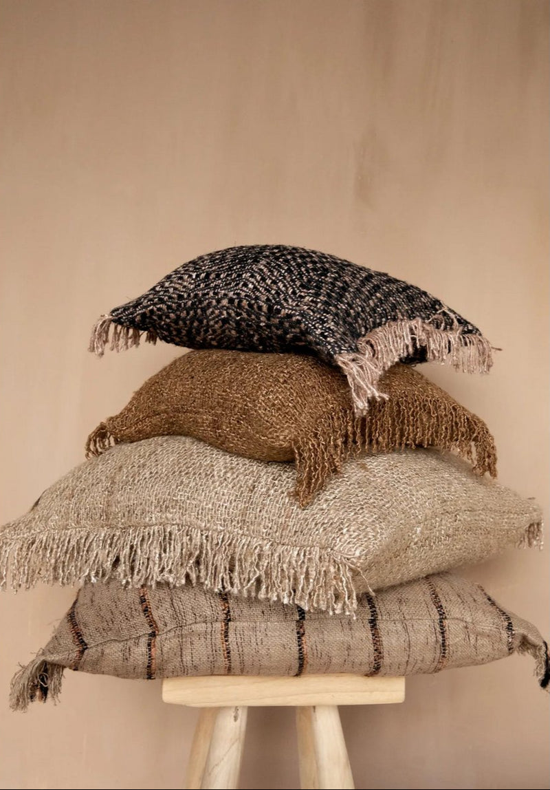The Oh My Gee Kussenhoes - Beige Zwart - 60x60