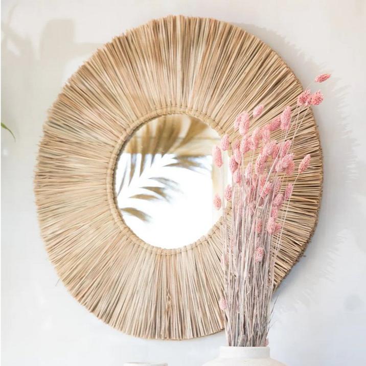 De Alang Alang Spiegel - Naturel - L