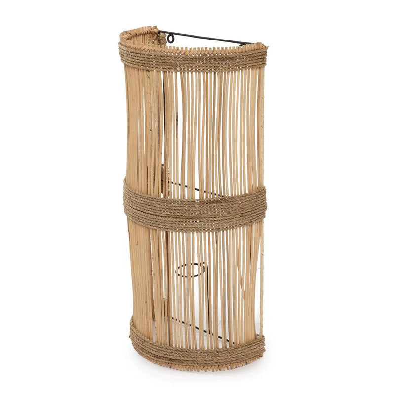 Rotan wandlamp - The Jalal - naturel