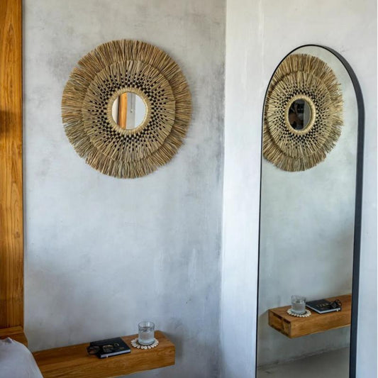 De Havana Spiegel - Natuurlijk Zwart - L