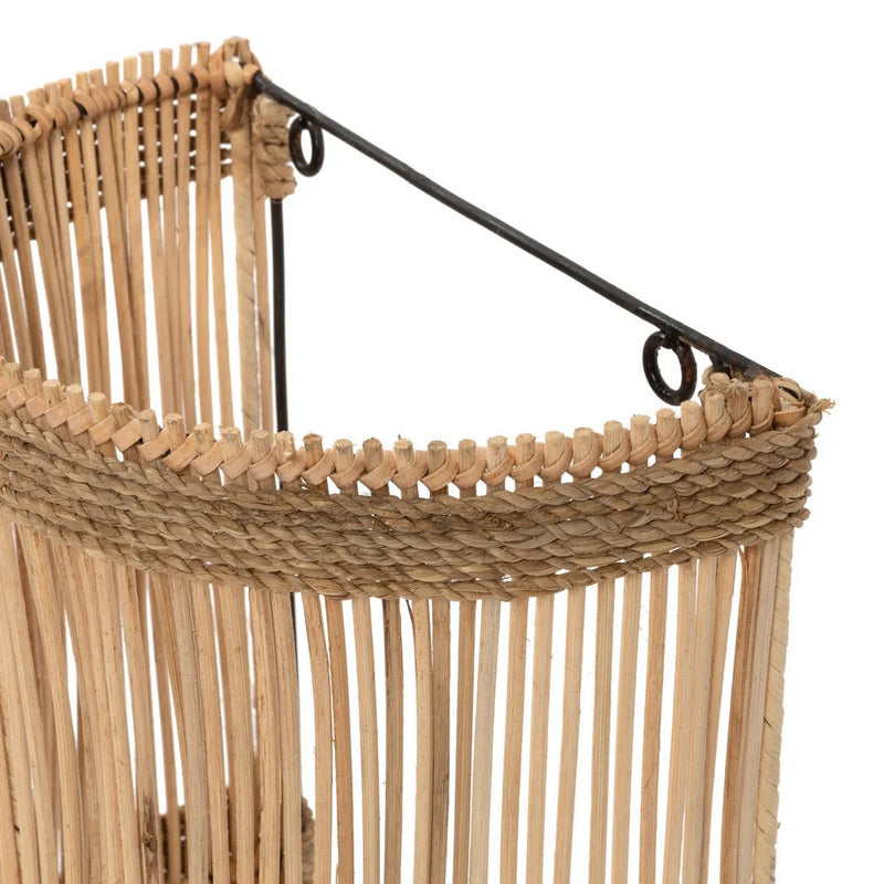 Rotan wandlamp - The Jalal - naturel