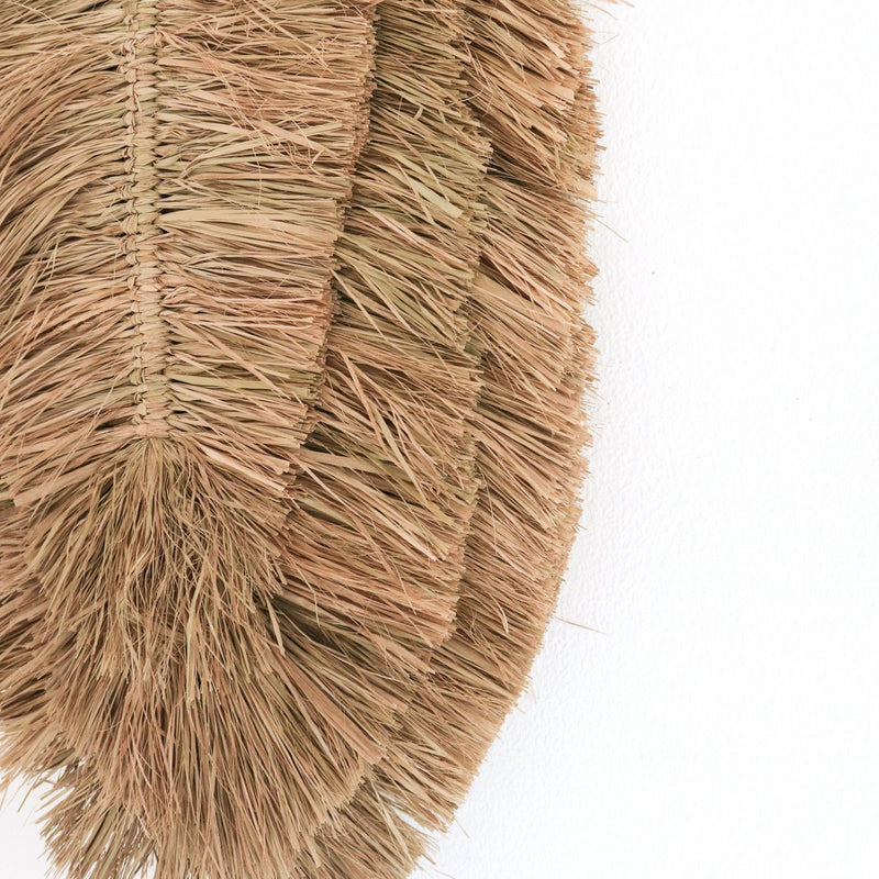 Raffia wanddecoratie TIPIN bruin/naturel
