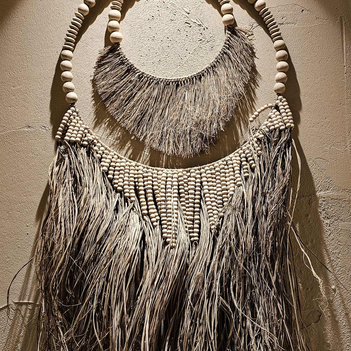 Boho wanddecoratie BALI beige