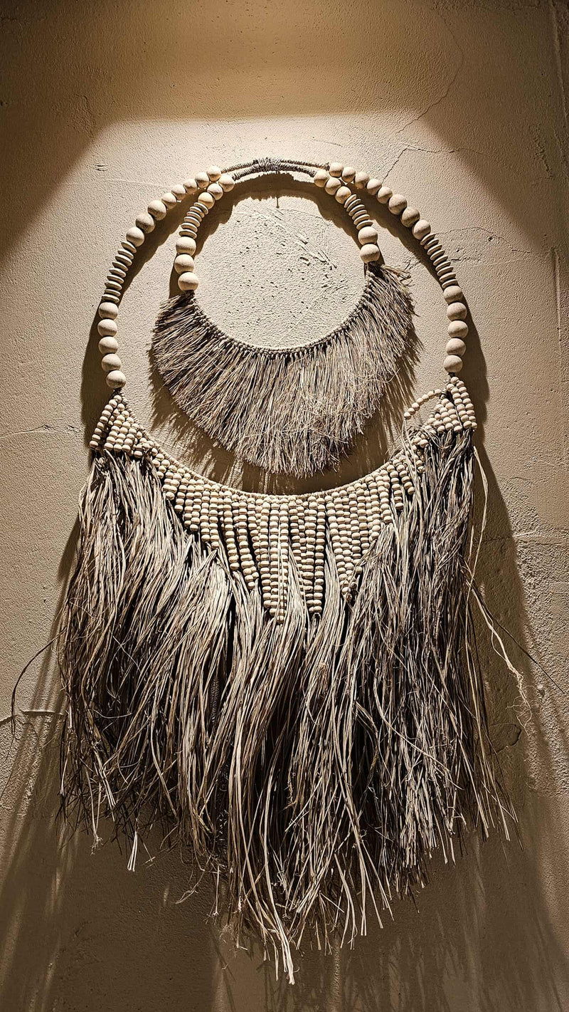 Boho wanddecoratie BALI beige