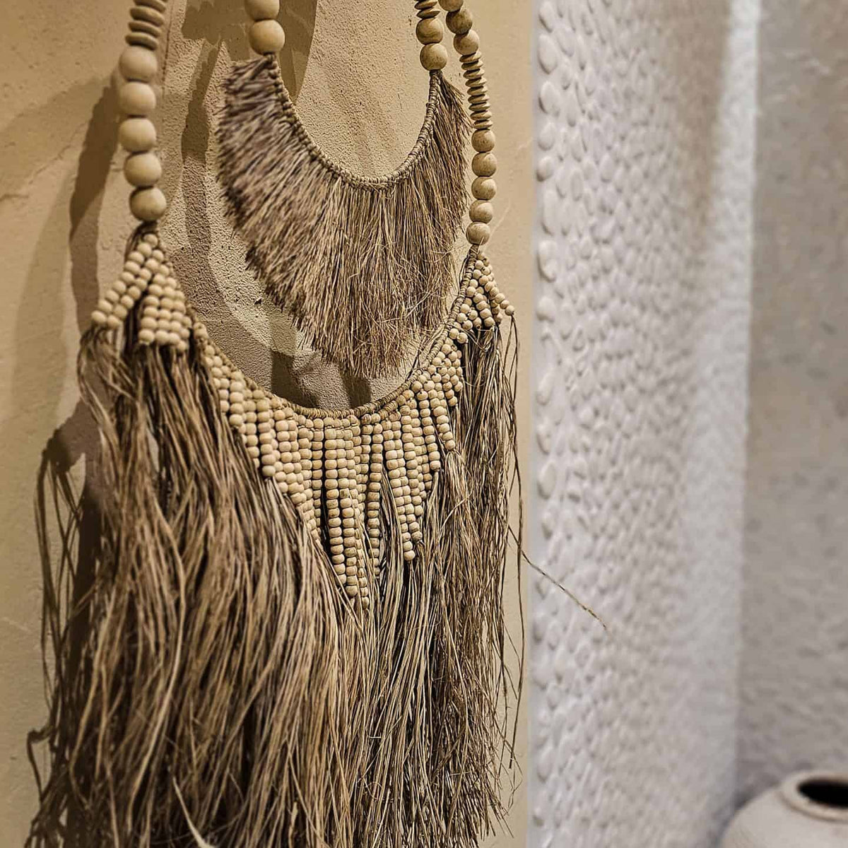 Boho wanddecoratie BALI beige