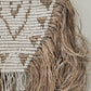 Boho wanddecoratie IBIZA beige/wit