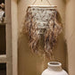 Boho wanddecoratie IBIZA beige/wit