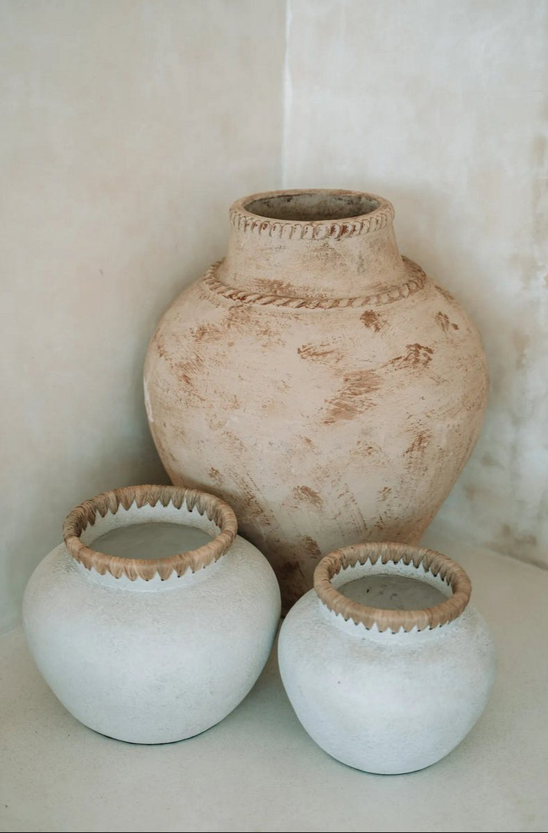 De Styly Vaas - Wit - L - Bazar Bizar
