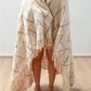 Handgeweven deken LINGGAH beige