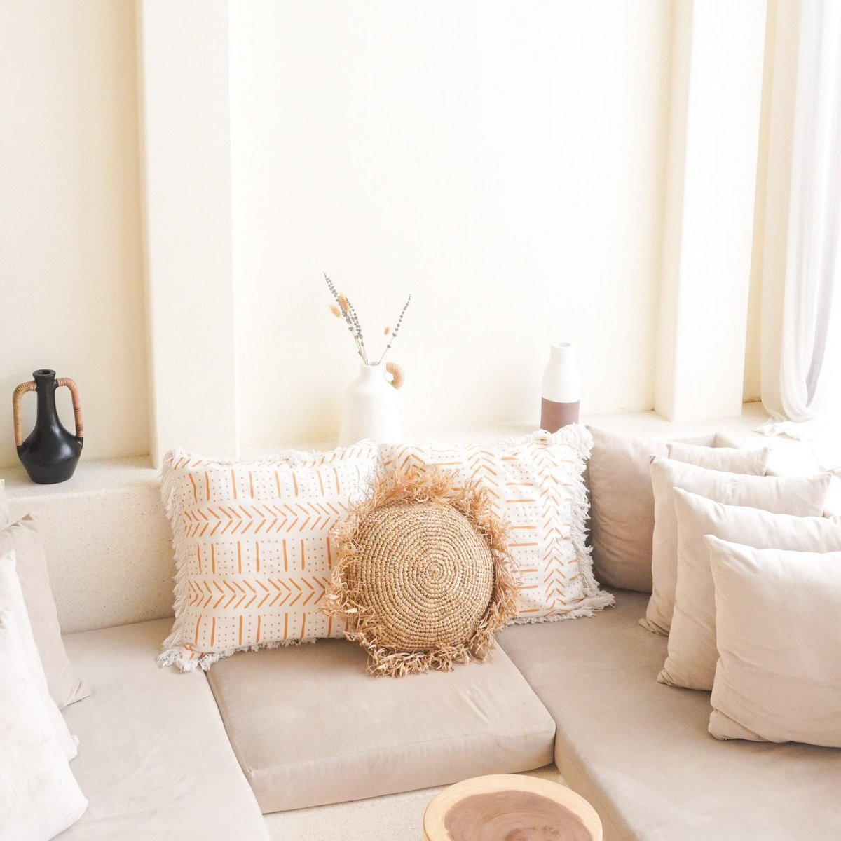 Rond Boho Kussen TARAKAN