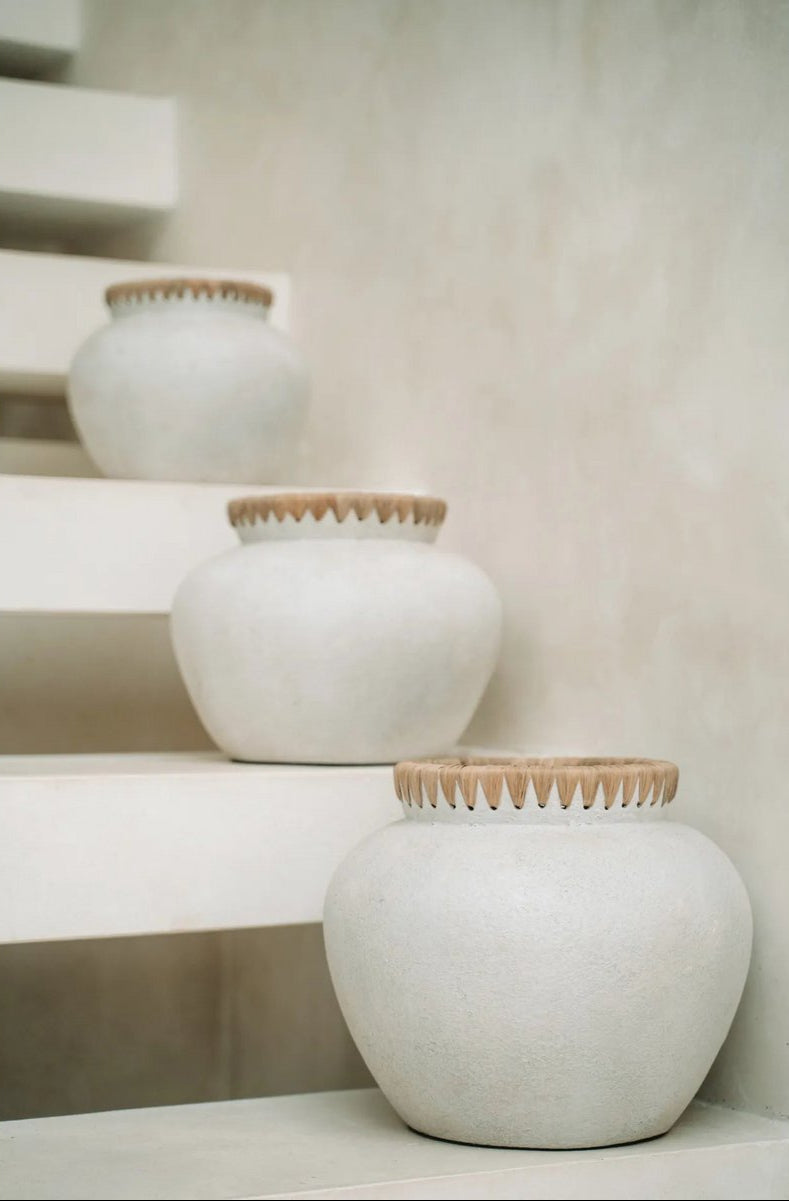 De Styly Vaas - Wit - L - Bazar Bizar