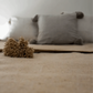 Pompondeken Beige