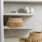 geweven raffiamand bohemian stijl